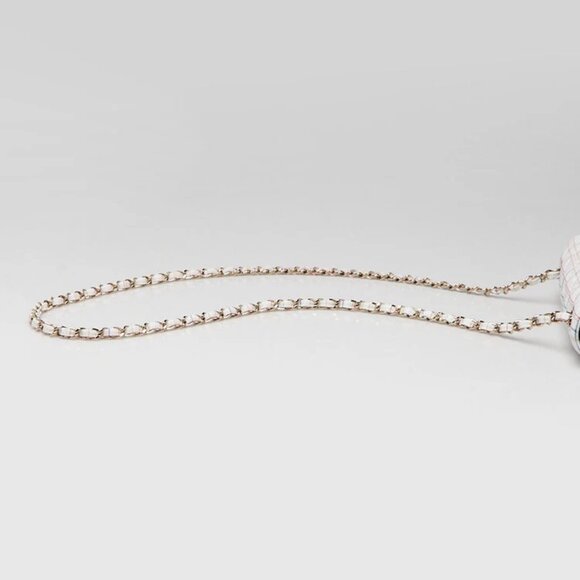 Chanel White Multicolor Quilted Leather Plaid Printed Single Flap Bag - Picture 6 of 10